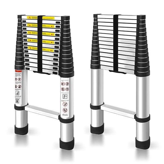 Waltyotur NEW Ladder Step Extension Telescoping Lightweight Portable Folding Telescopic