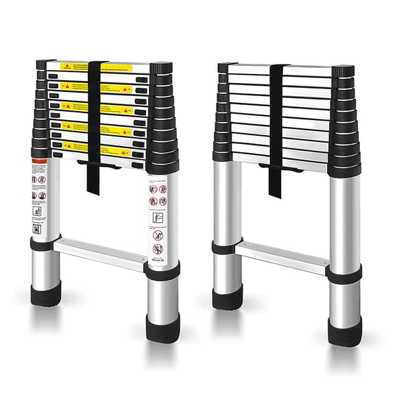 Waltyotur NEW Ladder Step Extension Telescoping Lightweight Portable Folding Telescopic