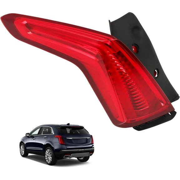 Waltyotur Tail Light Tail Lamp All Red Left Side Replacement for 2017 2018 2019 XT5