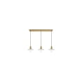 thumbnail image 1 of Living District Waltz 3 light brass Pendant, 1 of 4