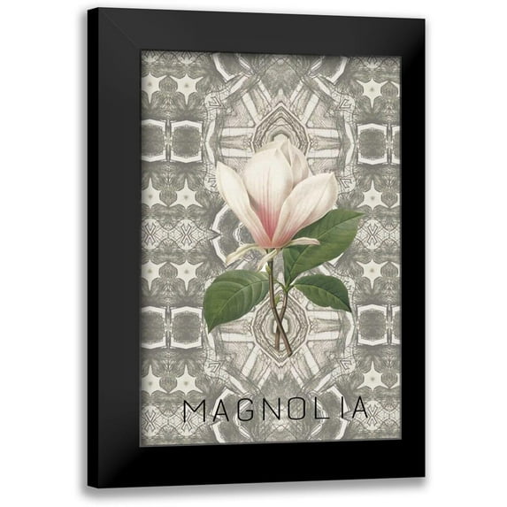 Waltz, Anne 11x14 Black Modern Framed Museum Art Print Titled - Magnolia II