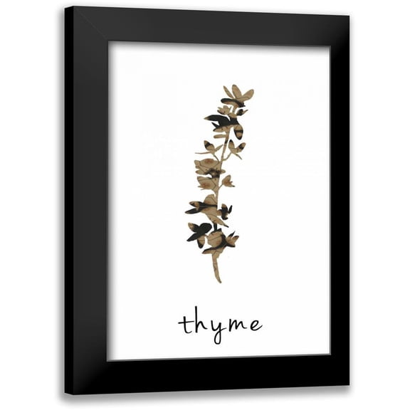 Waltz, Anne 11x14 Black Modern Framed Museum Art Print Titled - Thyme art I