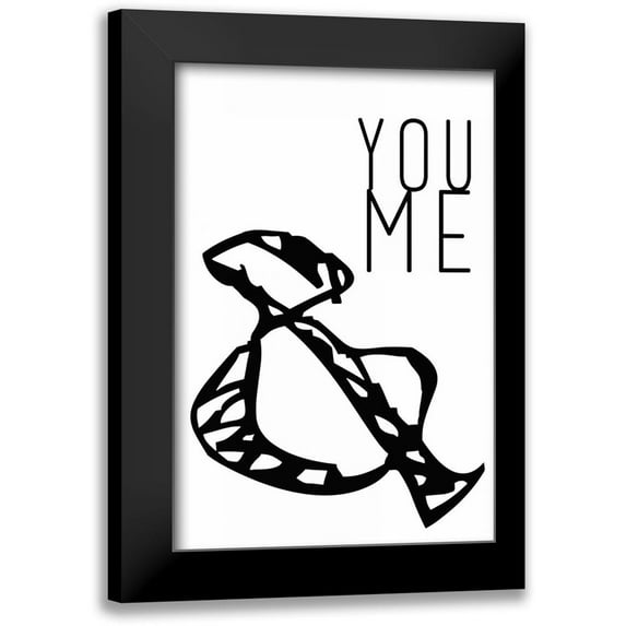 Waltz, Anne 11x14 Black Modern Framed Museum Art Print Titled - You and me