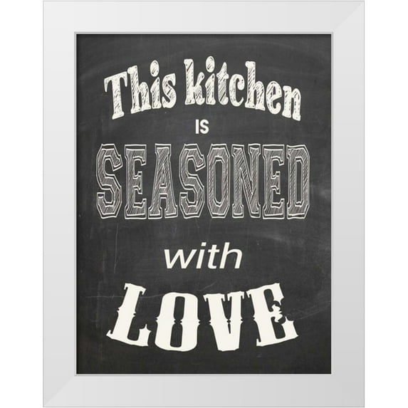 Waltz, Anne 12x14 White Modern Wood Framed Museum Art Print Titled - This kitchen