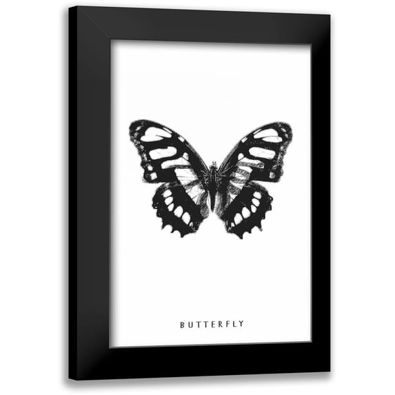 Waltz, Anne 13x18 Black Modern Framed Museum Art Print Titled - Butterfly