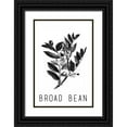 thumbnail image 1 of Waltz, Anne 13x18 Black Ornate Wood Framed with Double Matting Museum Art Print Titled - Broad Bean, 1 of 4