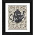 thumbnail image 1 of Waltz, Anne 15x18 Black Ornate Wood Framed with Double Matting Museum Art Print Titled - time for tea, 1 of 4