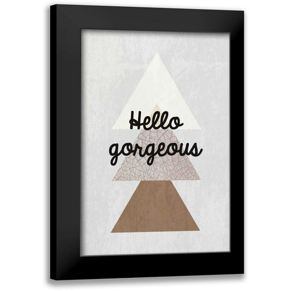 Waltz, Anne 17x24 Black Modern Framed Museum Art Print Titled - Hello gorgeous III