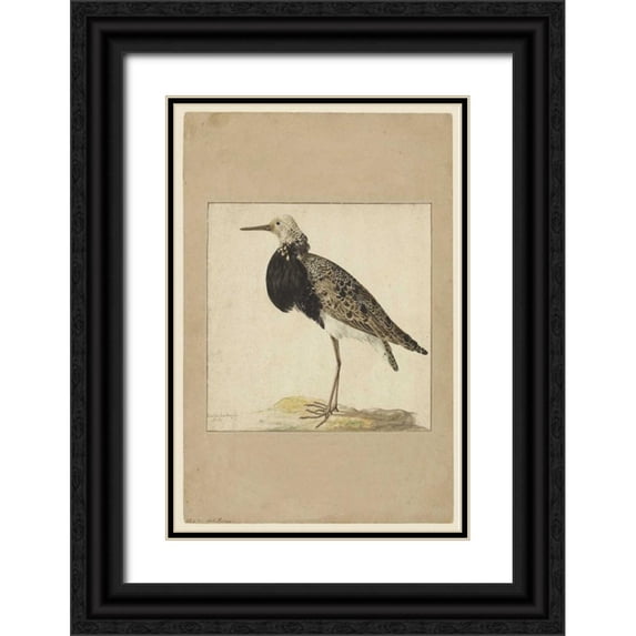 Waltz, Anne 17x24 Black Ornate Wood Framed with Double Matting Museum Art Print Titled - Standing
