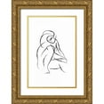 thumbnail image 1 of Waltz, Anne 17x24 Gold Ornate Wood Framed with Double Matting Museum Art Print Titled - Signatura III, 1 of 4