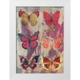 thumbnail image 1 of Waltz, Anne 18x24 White Modern Wood Framed Museum Art Print Titled - Butterflies lila, 1 of 4
