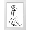 thumbnail image 1 of Waltz, Anne 23x32 White Modern Wood Framed Museum Art Print Titled - Walking with you, 1 of 4