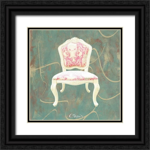 Waltz, Anne 26x26 Black Ornate Wood Framed with Double Matting Museum Art Print Titled - Chair classica