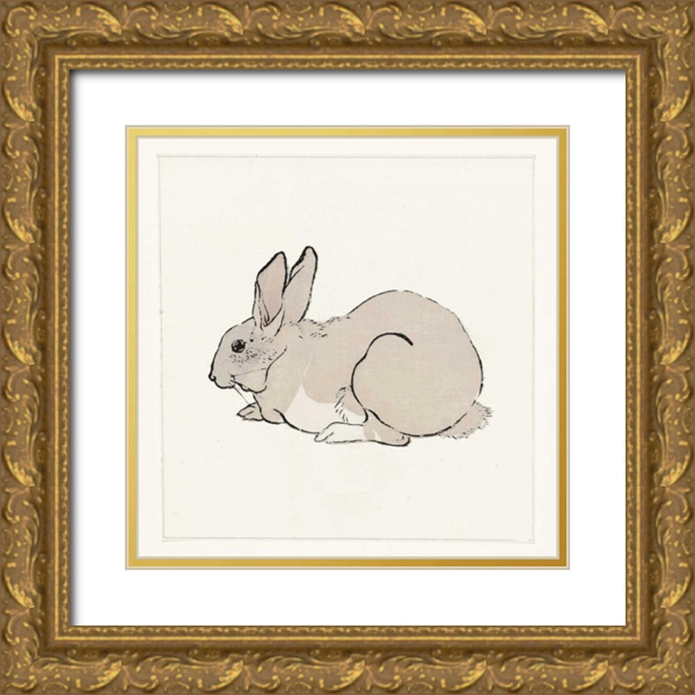Waltz, Anne 26x26 Gold Ornate Wood Framed with Double Matting Museum ...