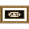 thumbnail image 1 of Waltz, Anne 32x16 Gold Ornate Wood Framed with Double Matting Museum Art Print Titled - Wine, 1 of 4