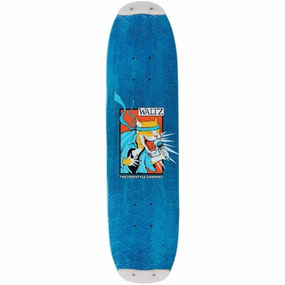 Waltz The Freestyle Company Karaoke Skateboard Deck with Skid Plates (Deck Only)