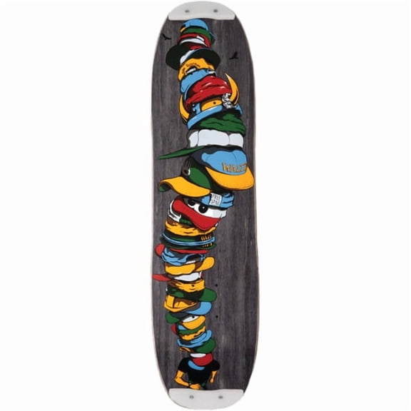 Waltz The Freestyle Company Mike Osterman Pro Black Skateboard Deck with Skid Plates (Deck Only)