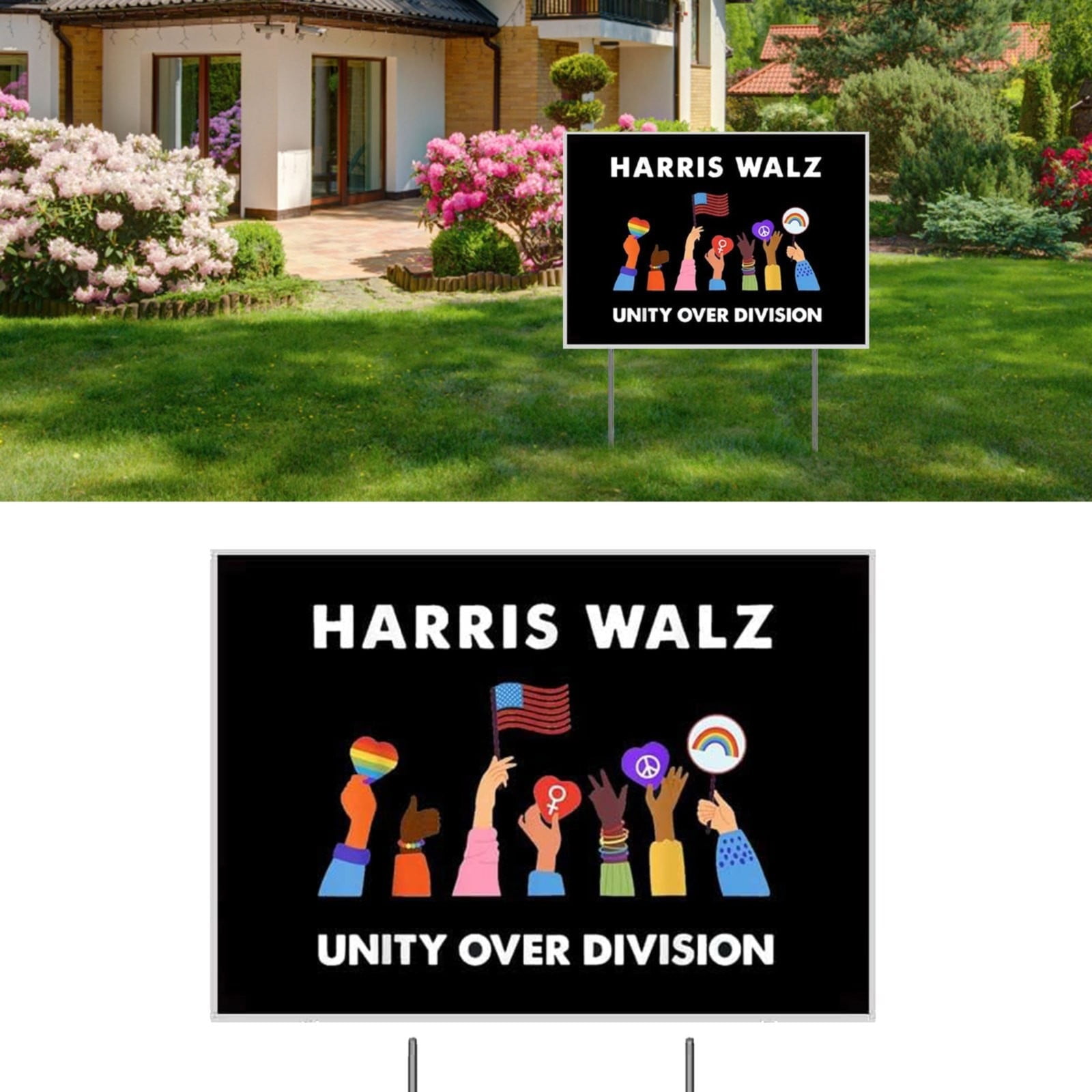 Walz 2024 Kamala Harris for President Yard Sign Kamala Yard Sign 2024