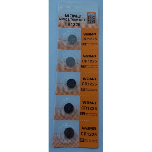 Wama CR1225 3V Lithium Coin Battery - 100 Pack + 30% Off!