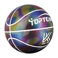 thumbnail image 1 of Infidev Basketball Holographic Reflective Basketball Indoor Outdoor Leather Basketball, 1 of 9