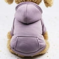 thumbnail image 1 of Infidev Dog Shirt Winter Polyester Hoodied Sweatshirts with Pocket Dog Clothes Pet Clothing, 1 of 5