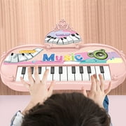 Wamans Kids Puzzle Home 13 Keys Multifunctional Electronic Organ Boys and Girls Toys Hand Piano Electronic Keyboard Clearance Items