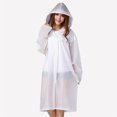 thumbnail image 1 of Wamans Raincoat For Adults Portable Rain Cape Water-proof Outdoor Raincoat With Hood Transparent Raincoat For Camping, Hiking & Travel, 1 of 3