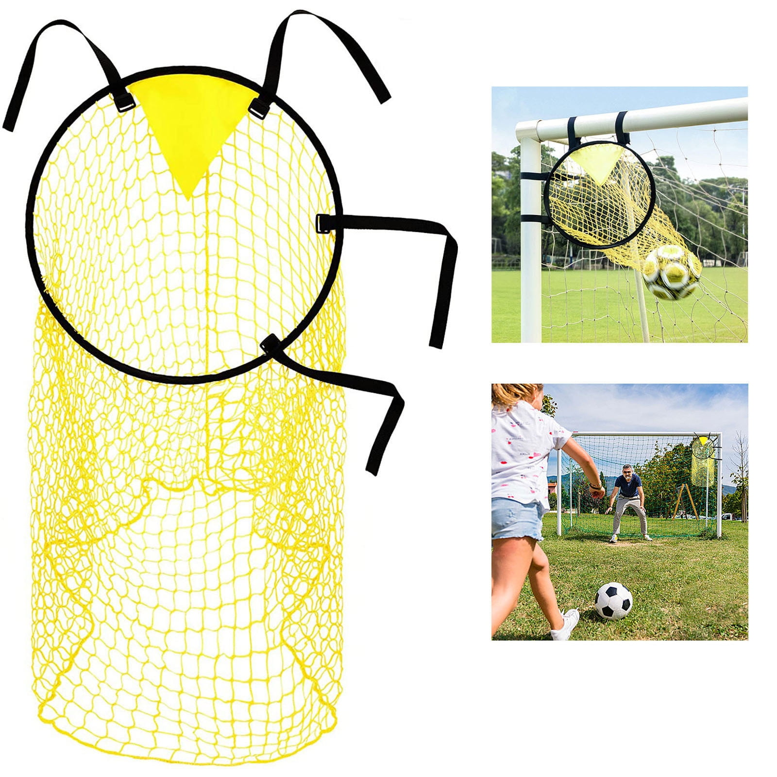 Wamans Soccer Top Bins Target Net, 40*60cm Top Bins Football Target