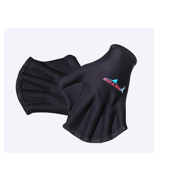 Infidev Swimming Gloves Aquatic Gloves Helping Upper Body Resistance, Webbed Swim Gloves Well Stitching, No Fading, Sizes Men Women Adult Children Aquatic Fitness Water Resistance Training