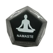 Wamans Yoga Dice Set Adults And Kids,10Cm 12 Face Body Yoga Exercise Fitness Dice Home Workout, Fitness Yoga Poses Meditation Stuff, Mindfulness Gift Yogis, Women & Men