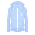 thumbnail image 1 of Wamejoo Women's Full Zip Up Hoodie Long Sleeve Hooded Sweatshirts Pockets Jacket Coat for Women (Sky Blue, M), 1 of 2