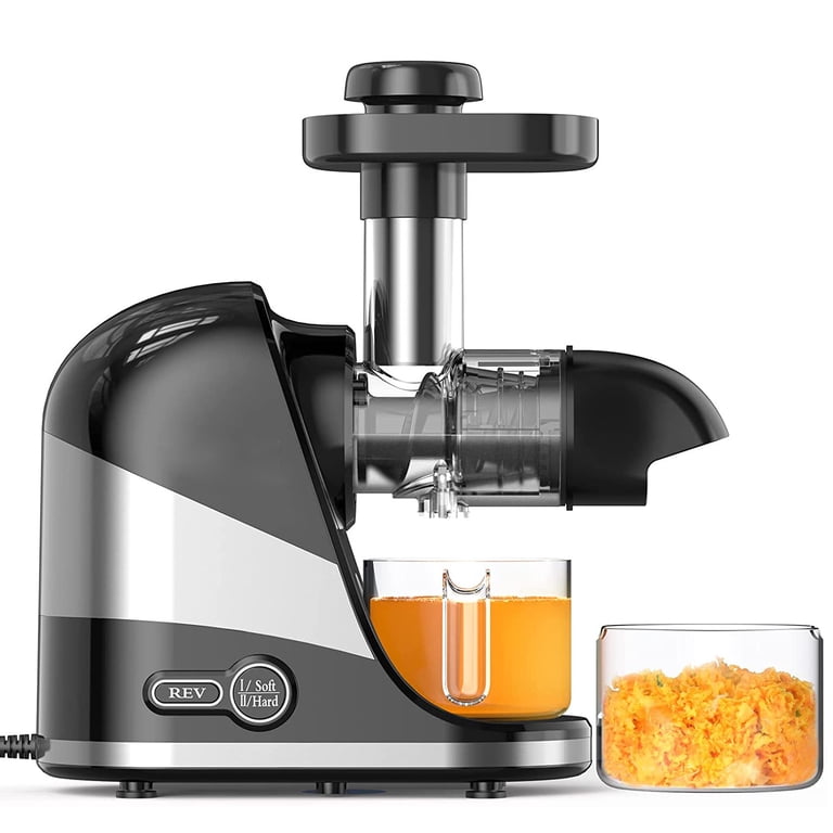 1000W Masticating Slow Juicer - Cold Press Juicer Extractor With 500ml Jug, Dual Speed, Wide Feed Chute