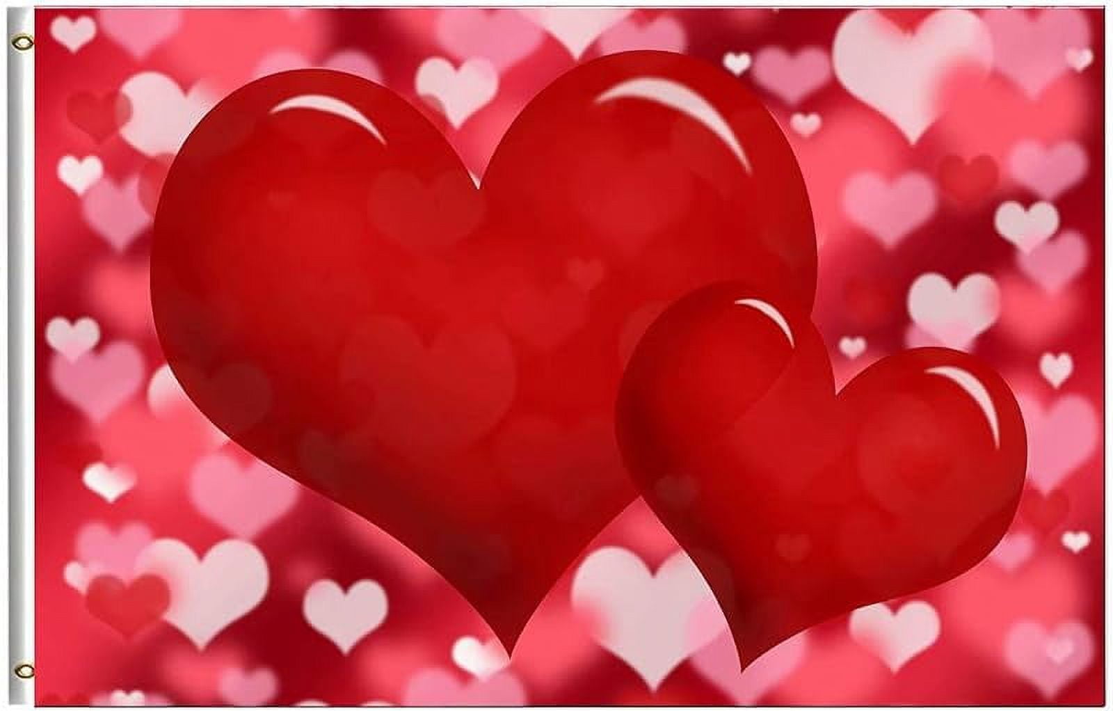 Wamika St.Patrick's Day Flag 3x5 FT Green Shamrock Clovers Leaf Golden