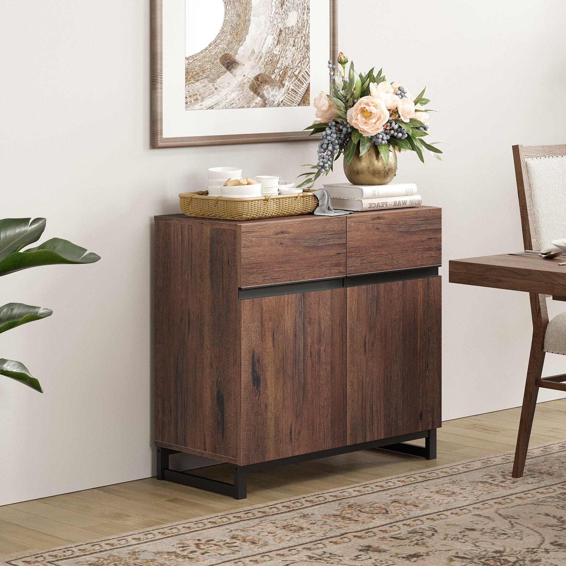 Photo inspiration: Fresh Look at Wampat 31 5 Sideboard Buffet Cabinets Modern Sideboard With Adjustable