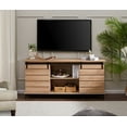 thumbnail image 1 of Wampat Modern Farmhouse TV Stand for TVs up to 65", Rustic Oak Finish, 1 of 5