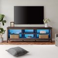 thumbnail image 1 of Wampat TV Stand for 75 inch TV LED Entertainment Center Media Console Wood Storage Cabinet for Living Room, 70 inch, Espresso, 1 of 6