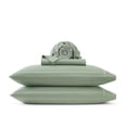 thumbnail image 1 of Wamsutta 1846 4-Piece 650 Thread Count Sea Spray Stripe Egyptian Giza Cotton Sateen Bed Sheets, King-Deep Pocket, 1 of 10