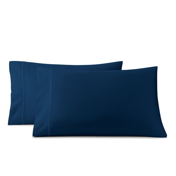 Wamsutta 1846 650 Thread Count Titan Egyptian Giza Cotton Sateen Pillow Cases, Queen (2 Count)