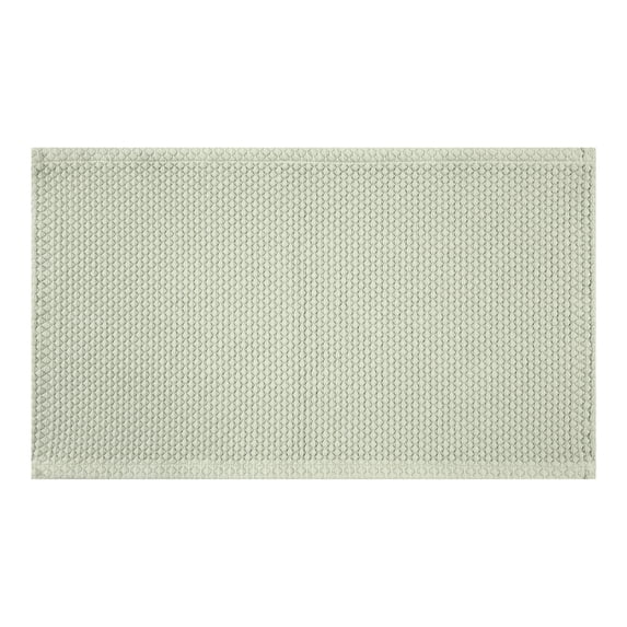 Wamsutta 1846 Diamond Woven Bath Rug, Desert Sage, 20" x 34"