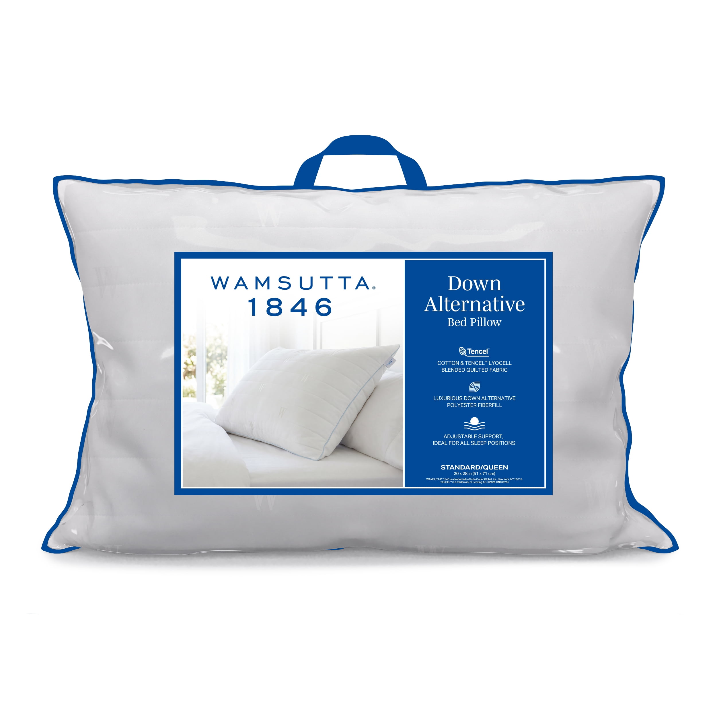 Wamsutta 1846 Quilted Down Alternative Standard/Queen Bed Pillow