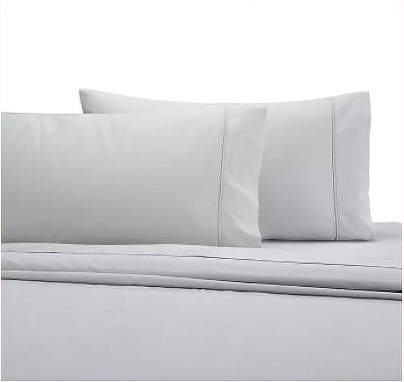 Wamsutta 350ThreadCount Egyptian Cotton Twin Sheet Set in Silver
