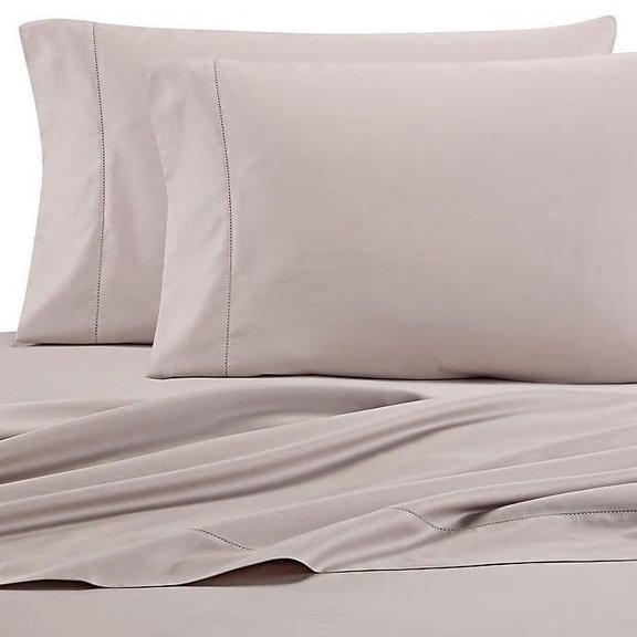Wamsutta 525-Thread-Count PimaCott Wrinkle Resistant Twin Flat Sheet in Silver