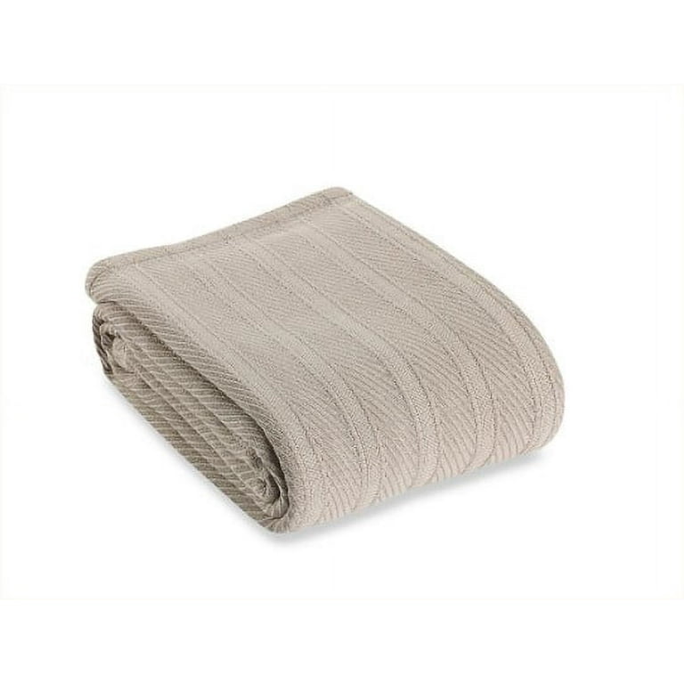 Wamsutta Classic Cotton King Blanket in Grey Walmart