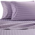 thumbnail image 1 of Wamsutta Damask Stripe 500-Thread-Count PimaCott Full Sheet Set in Purple, 1 of 1