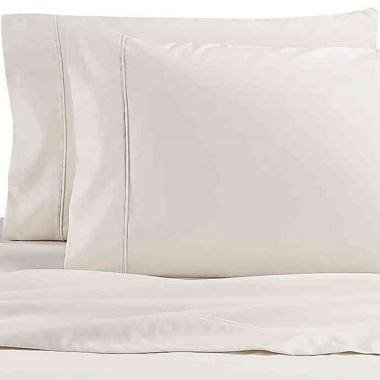 Wamsutta Dream Zone 1000 TC PimaCott King Pillowcases in Ivory Set of 2 Walmart