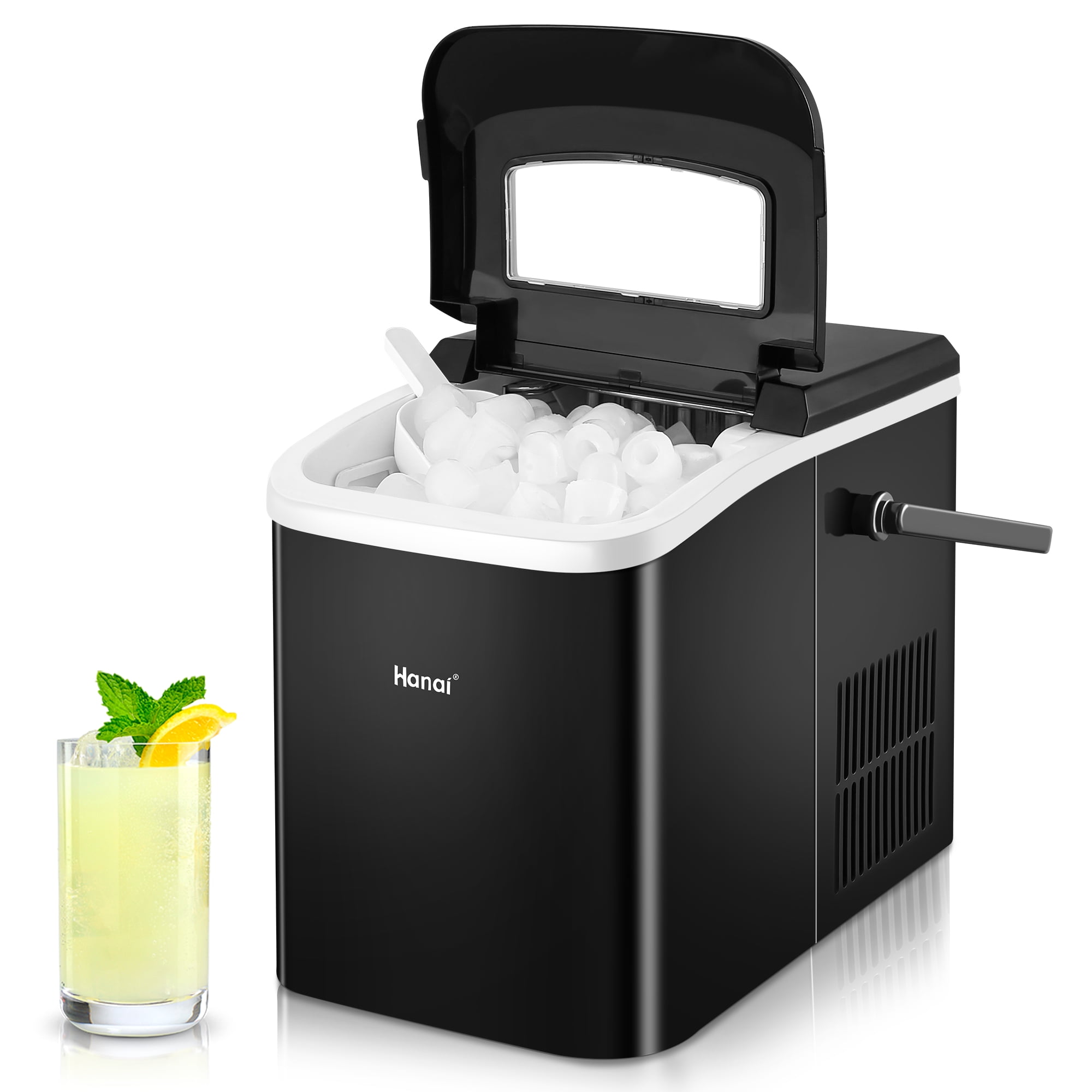 33LBS/24H Portable Ice Maker Countertop Auto Self-Cleaning Ice Machine with  Scoop and Basket in 2023