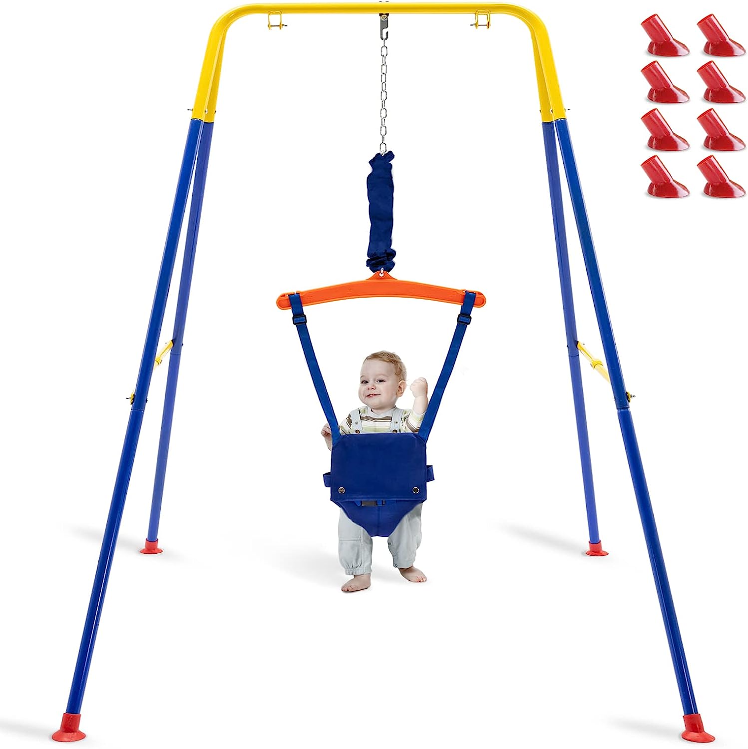 Wanan Baby Jumpers and Baby Bouncers with Stand and Adjustable Seat Bag