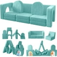 thumbnail image 1 of Wanan Kids Couch 13PCS, Modular Kids Play Couch for Playroom Bedroom, 13 in 1 Multifunctional Kid Sofa for Playing, Creativing, Sleeping, Indoor Toddler Couches for Boys and Girls, 1 of 7