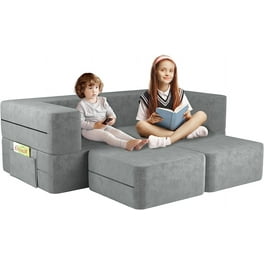 MOPHOTO 10PCS Modular Kids Sofa Couch Nugget Couch Fold Out Couch Playhouse Play Set for Toddlers Kids Couch Play Set Creative Couch Kids Foam Play Couch Indoor Walmart