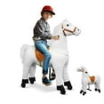 thumbnail image 1 of Wanan Ride on Horse for Big Kids, Horse Ride on Toy for 4 to 9 Years Old, (35.43'' Height) Riding Horse Rider Mechanical Walking Action, No Battery or Electricity, Max Load 165LBS, 1 of 8